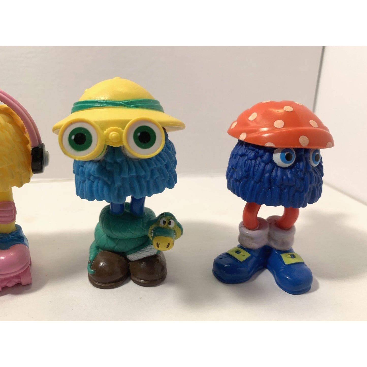 1989 McDonalds Funny Fry Friends Fry Guys Kids Happy Meal Toys Lot Of 4