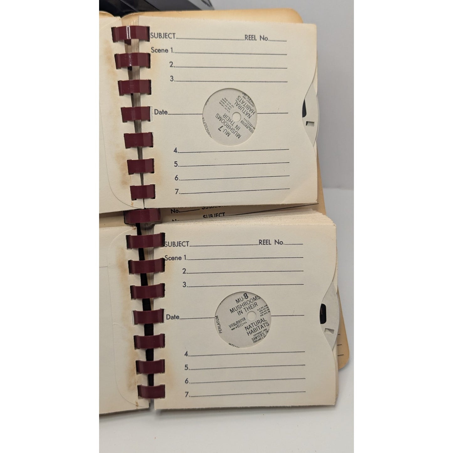 Vintage View-Master w/ Set of 33 Reels Mushrooms In Their Natural Habitats