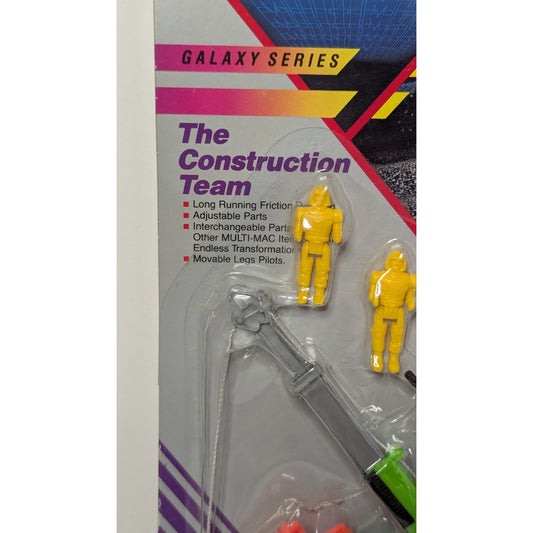 Vintage Silverlit MULTIMAC Building Toys Galaxy Series Crane Trucker