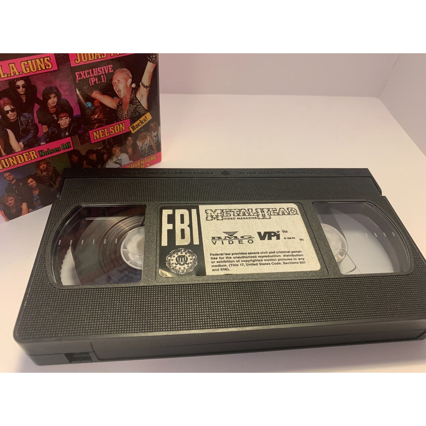 Metalhead 5 VHS Video Magazine LA Guns Nelson Judas Priest Megadeth Trixter 1991