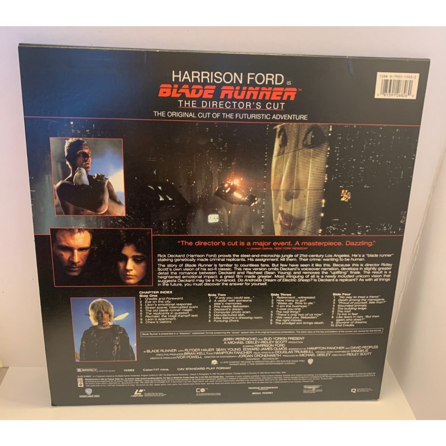 Blade Runner Directors Cut Laserdisc Special Widescreen Edition 2 Discs TESTED