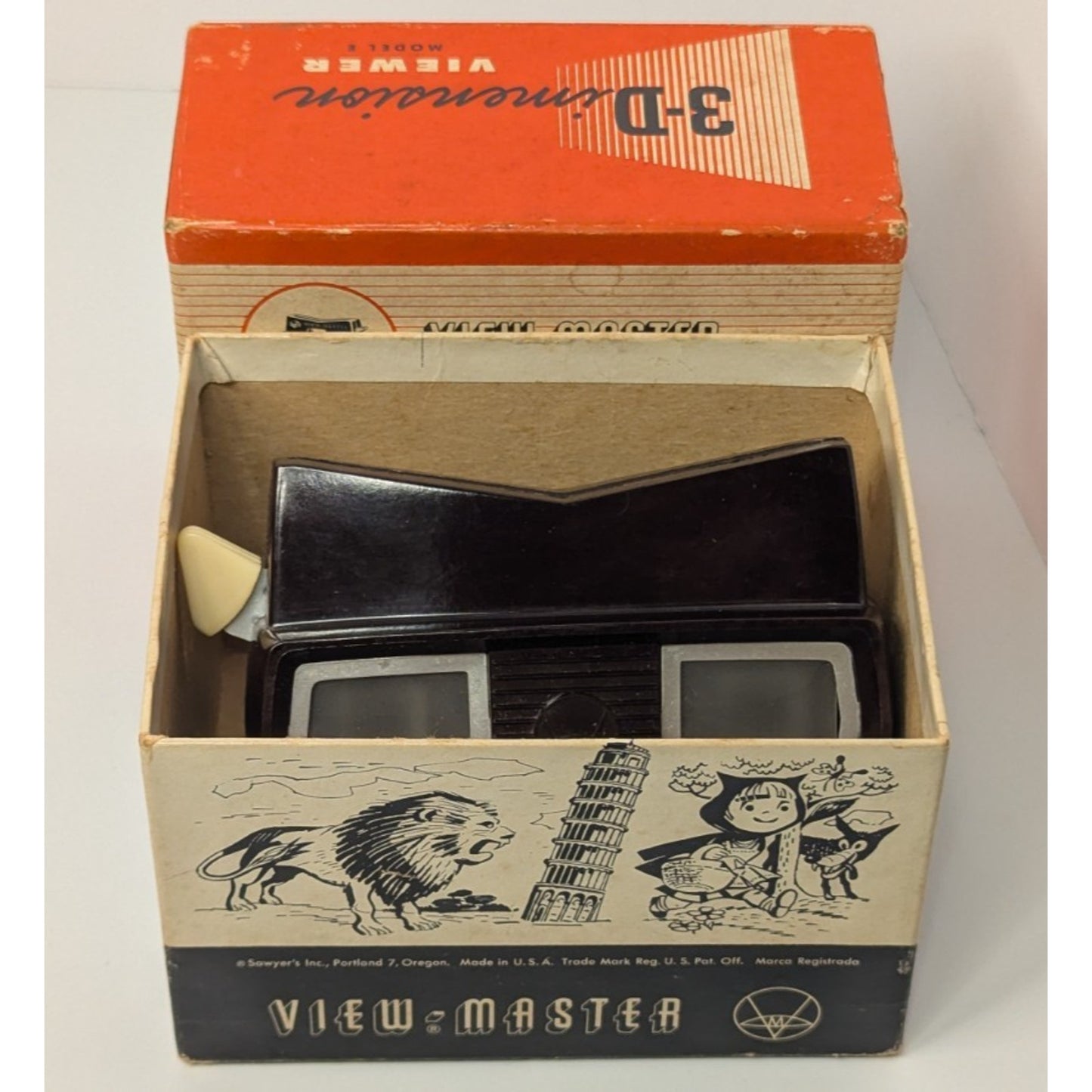 VINTAGE Sawyer’s Model E View Master 3D Immersion Viewer w/Box Portland OR