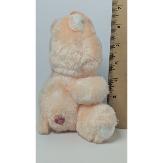 Care Bear FRIEND 6" Sitting Plush Peach Sunflowers Kenner 1983 Vintage 80s