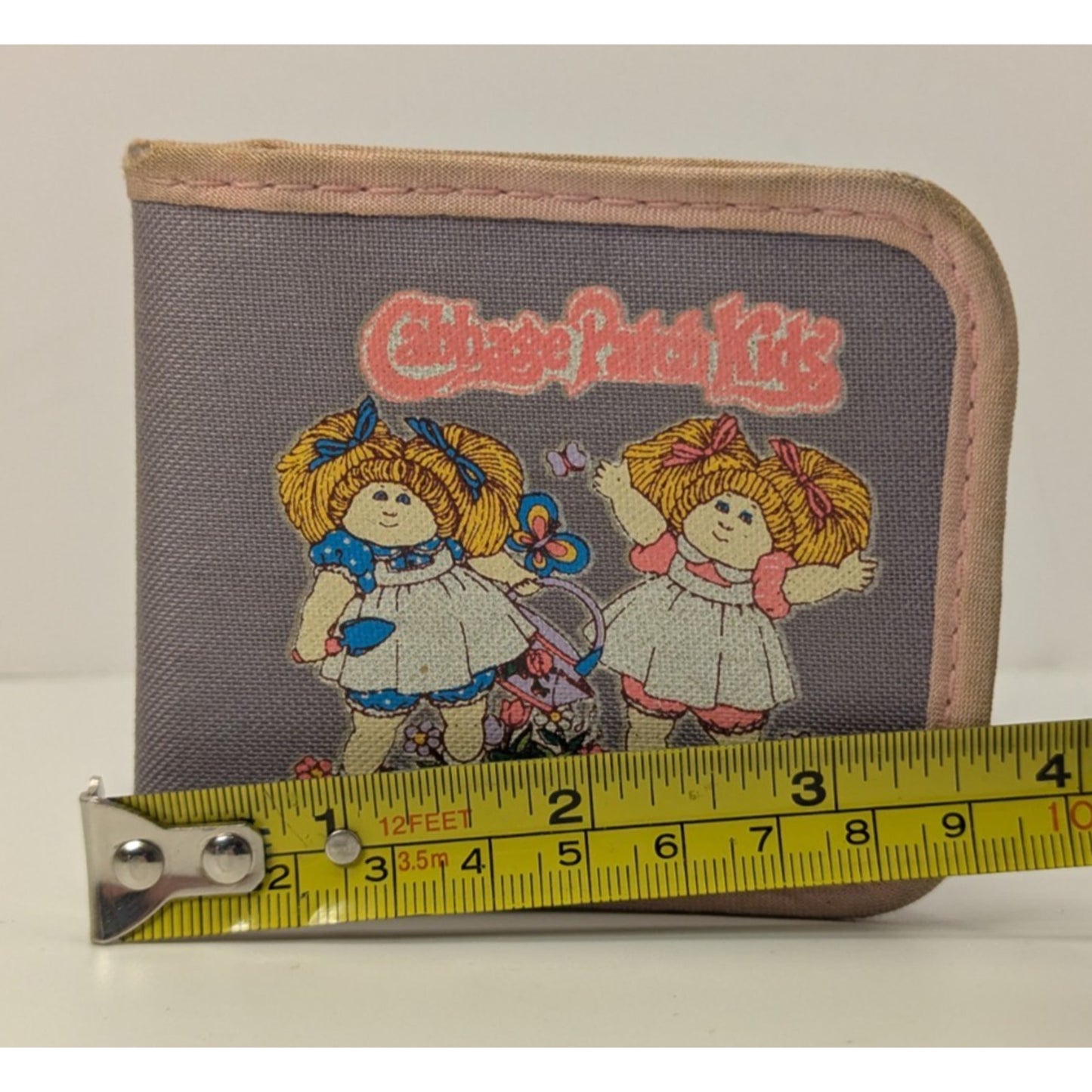 Vintage Cabbage Patch Kids Purple w/ Pink Trim Wallet 1983 Original Appalachian