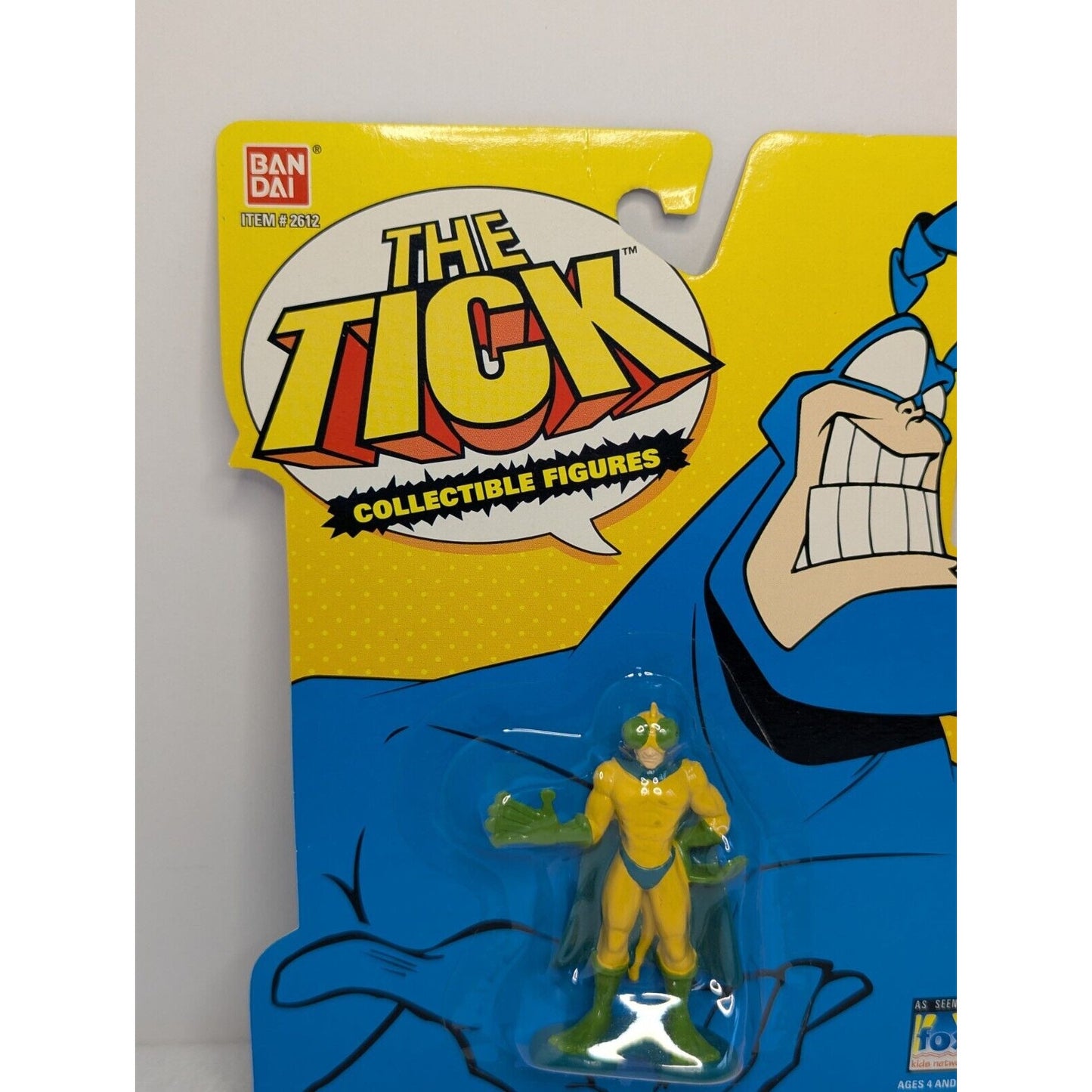 Vintage The Tick Small Crusading Chameleon Collectible Figure Bandai 1994 Sealed