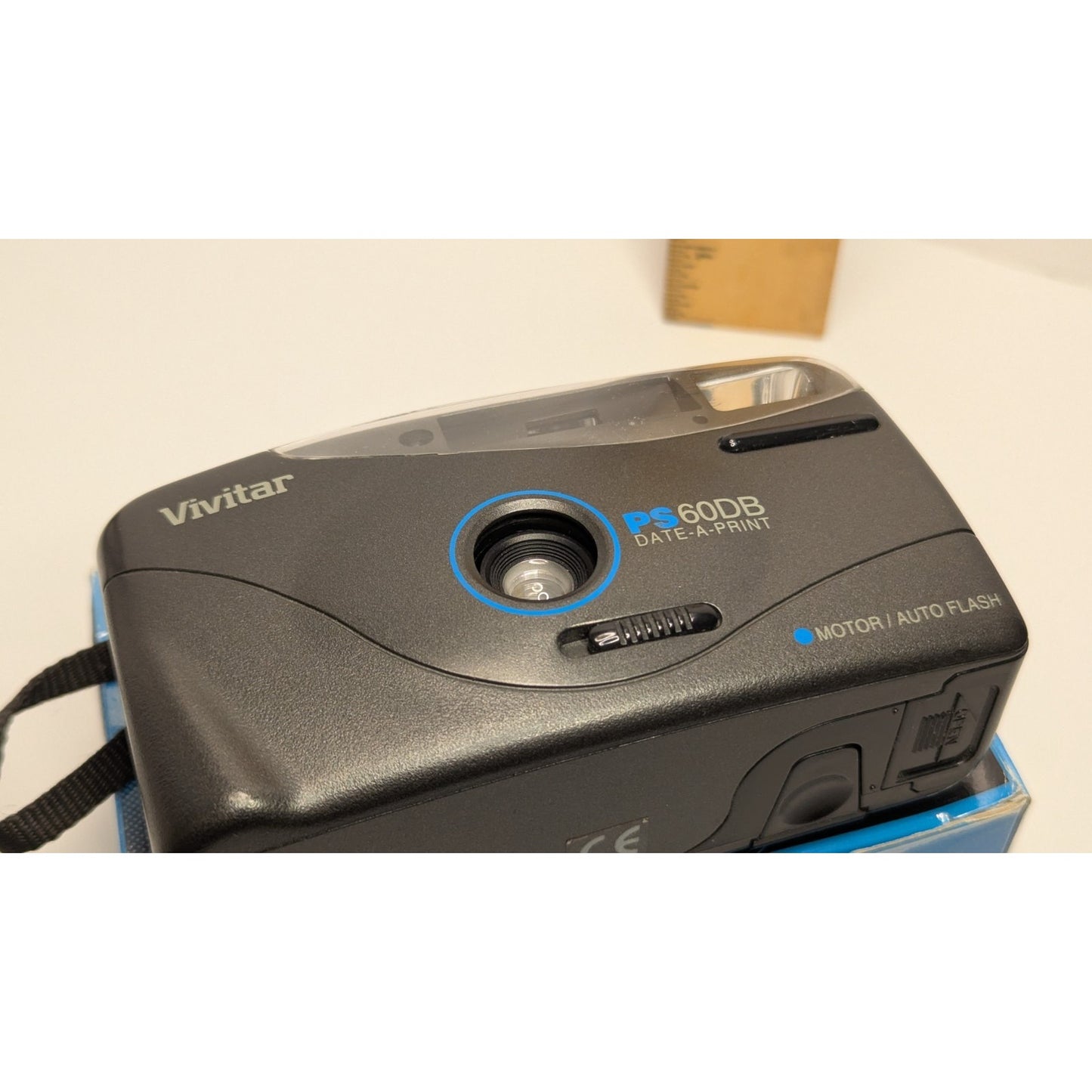 Vivitar PS60DB 35mm Point&Shoot camera Focus-Free Tested New Batteries