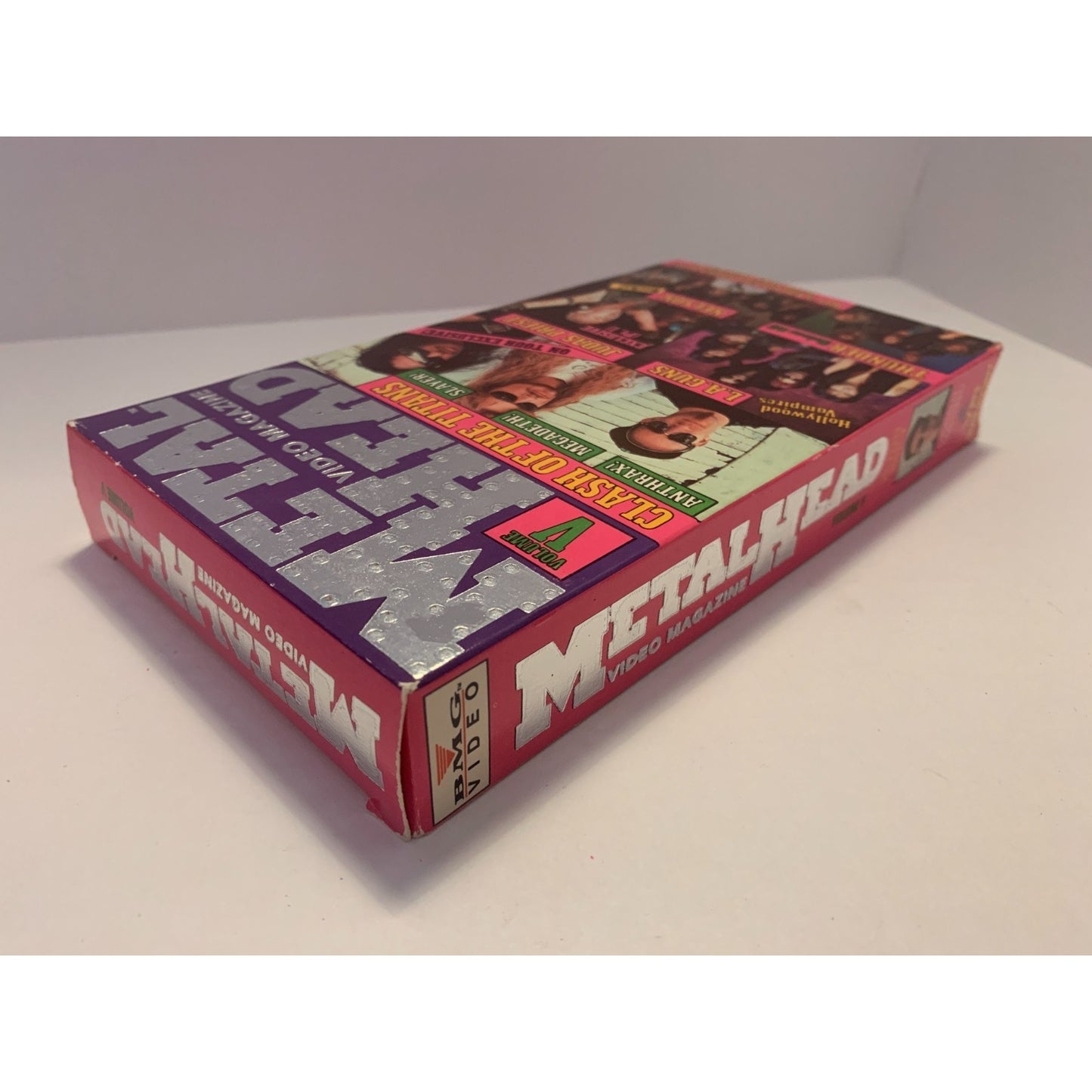 Metalhead 5 VHS Video Magazine LA Guns Nelson Judas Priest Megadeth Trixter 1991
