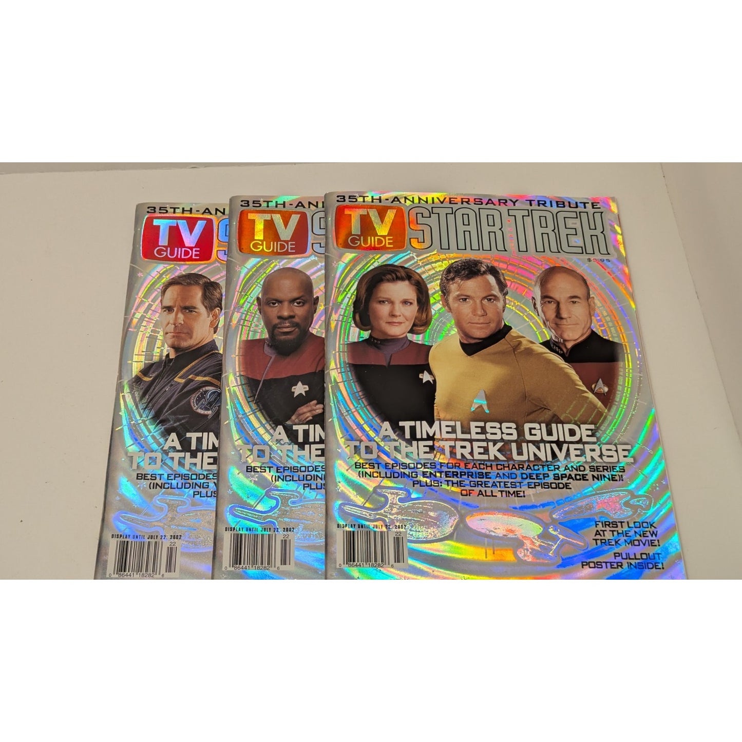Three Star Trek 35th Tribute TV Guide Timeless Guide to the Trek Universe