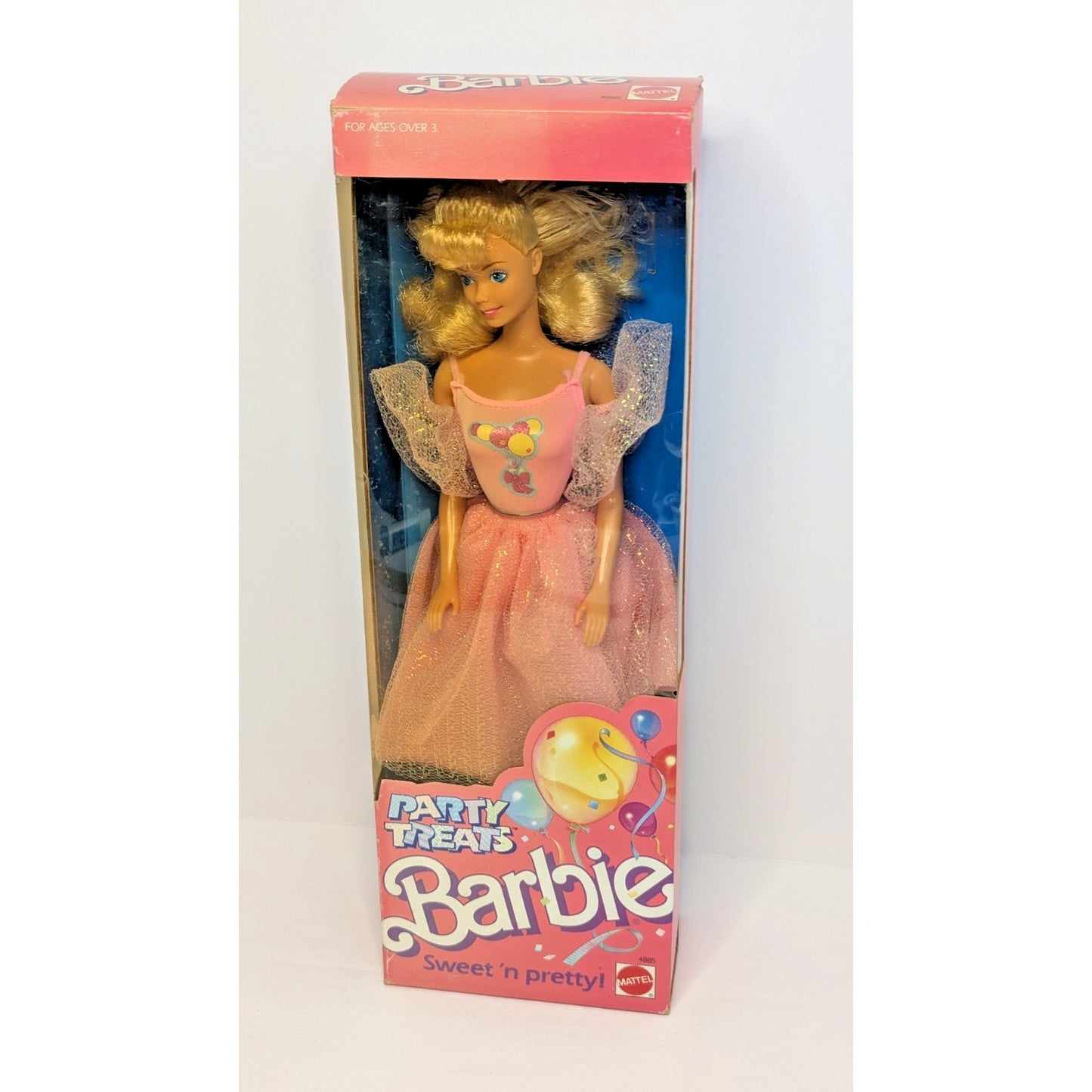 Vintage Barbie New in Box #4885 Party Treats Barbie 1989 Mattel Sweet 'n Pretty