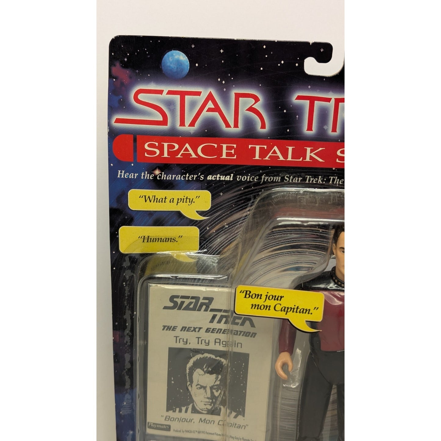 Vintage Sealed Star Trek The Next Generation Q Space Talk Series Figure 1995