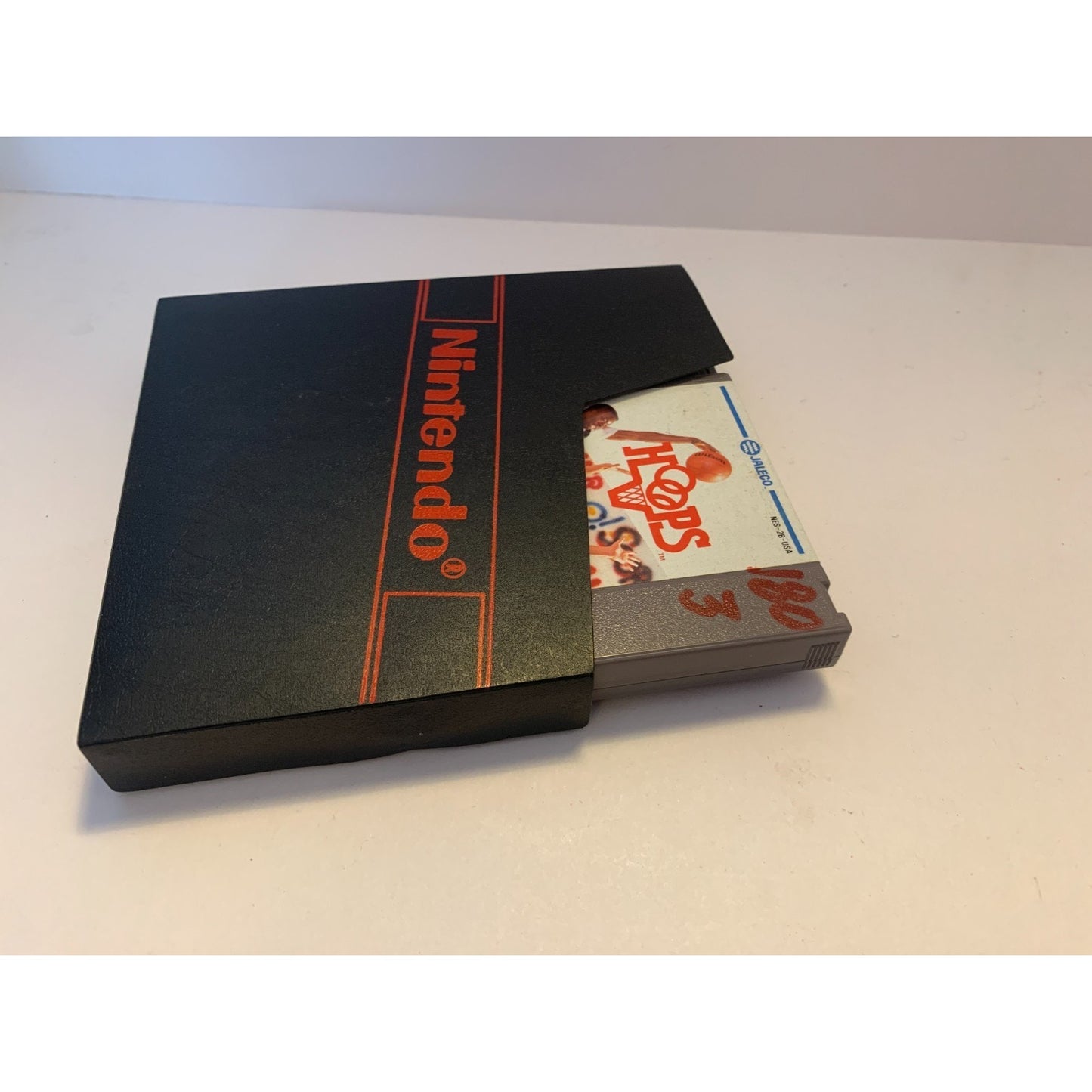 Hoops Basketball Nintendo NES Game Cartridge W/ Manual & Sleeve Vintage