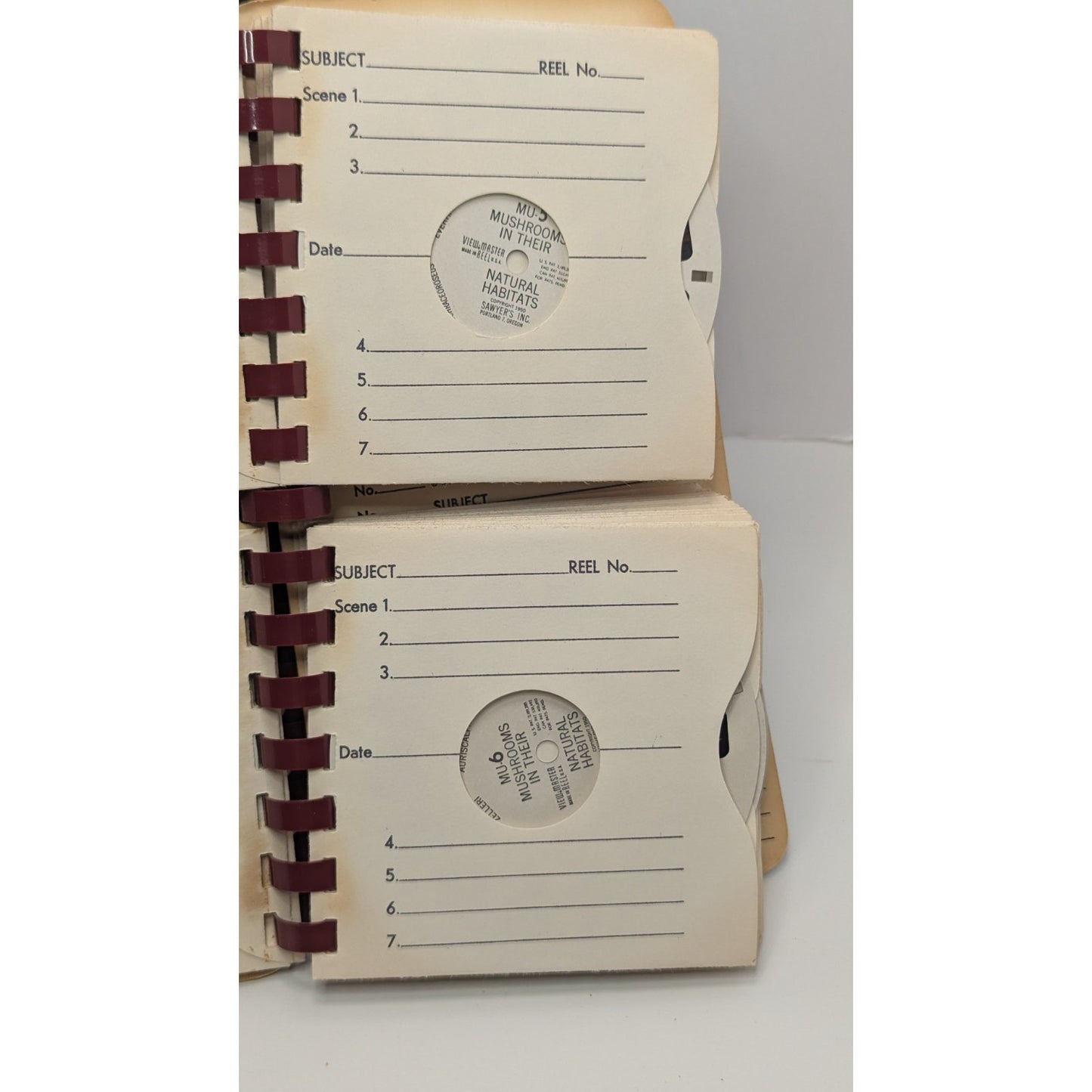 Vintage View-Master w/ Set of 33 Reels Mushrooms In Their Natural Habitats