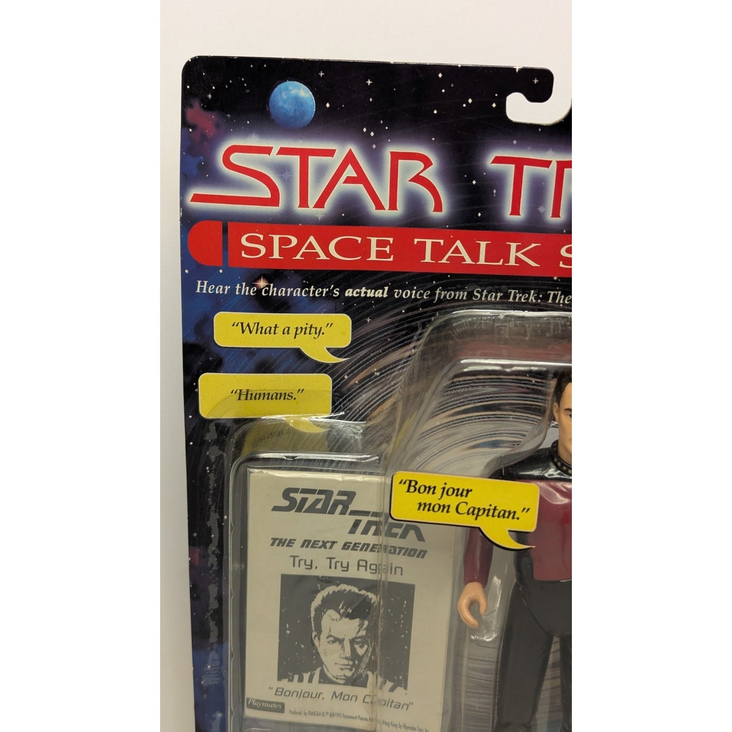 Vintage Sealed Star Trek The Next Generation Q Space Talk Series Figure 1995