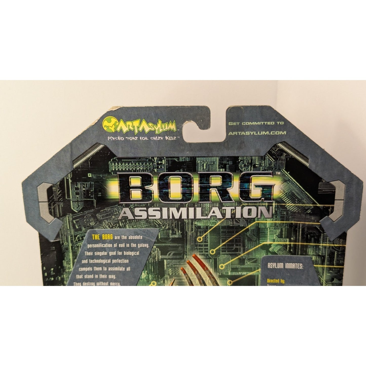 Star Trek Borg Assimilation KLINGON Figure 1 of 3 Art Asylum 2002