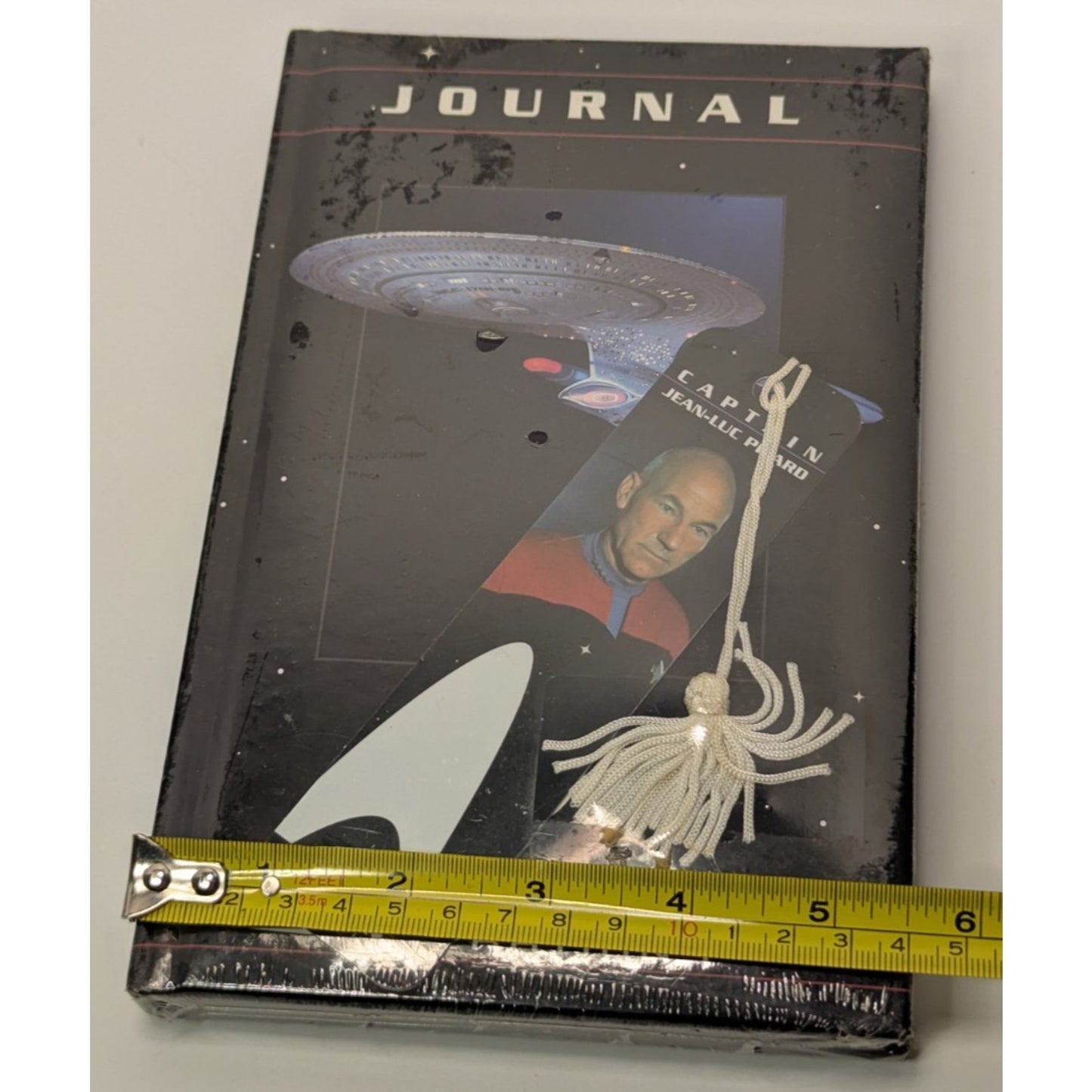 1994 Vintage Star Trek Generations Notebook Journal Captain Jean-Luc Picard w/Bookmark