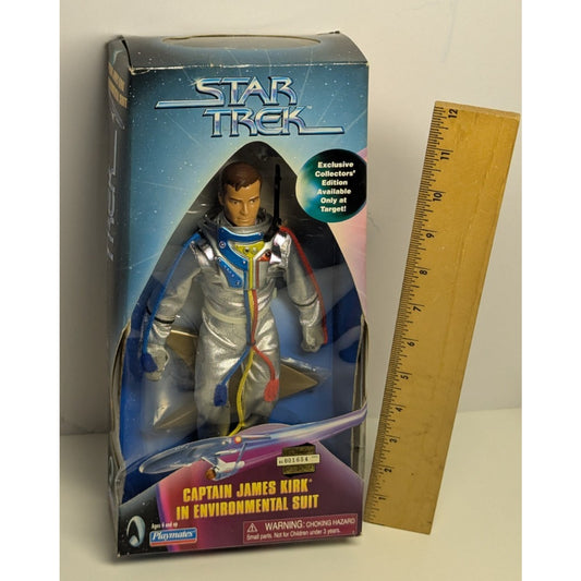 Star Trek Captain James Kirk In Environmental Suit 9" Figure Playmates 1999 New