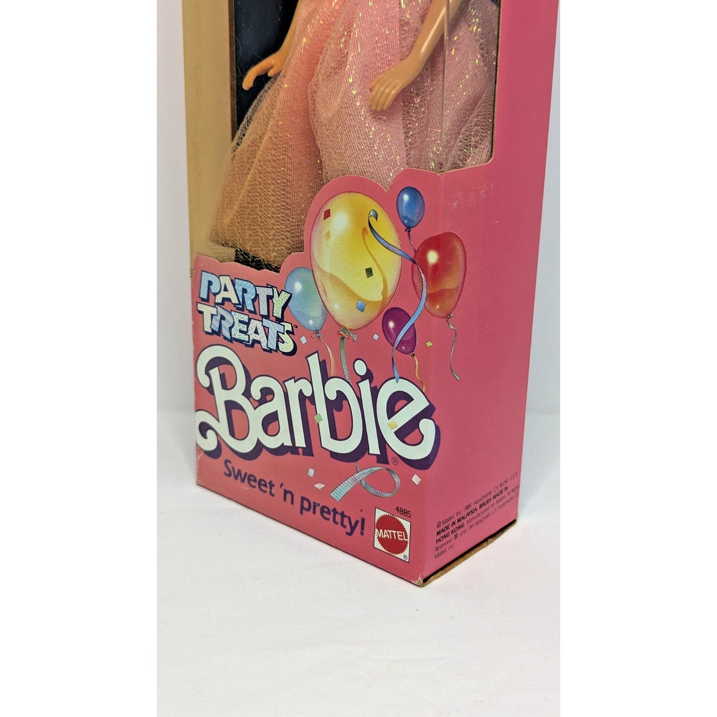 Vintage Barbie New in Box #4885 Party Treats Barbie 1989 Mattel Sweet 'n Pretty