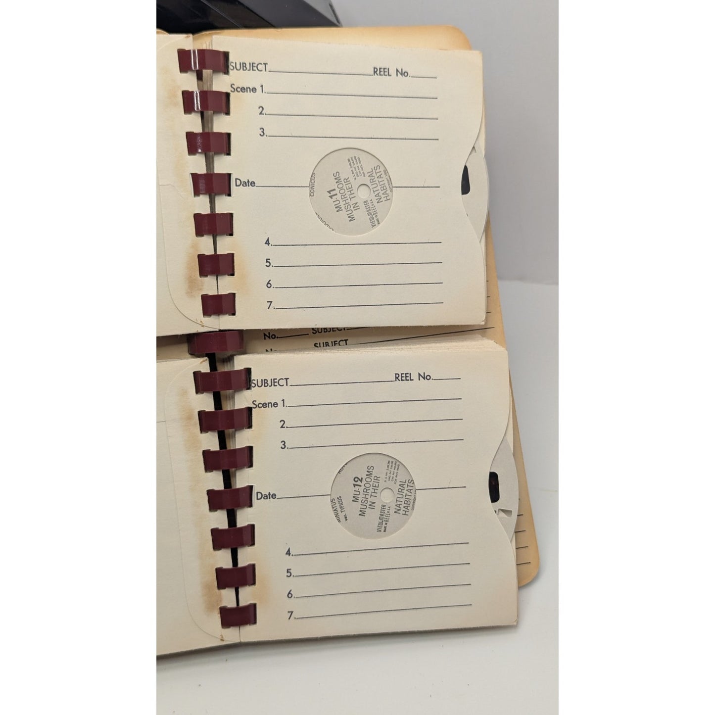 Vintage View-Master w/ Set of 33 Reels Mushrooms In Their Natural Habitats