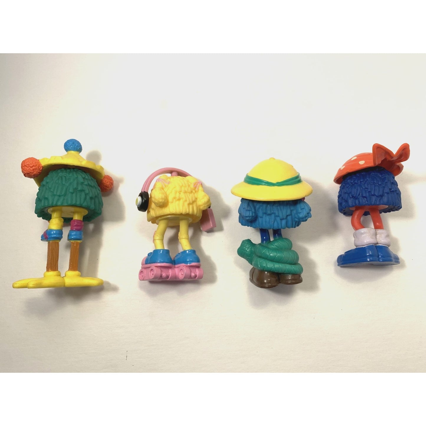 1989 McDonalds Funny Fry Friends Fry Guys Kids Happy Meal Toys Lot Of 4