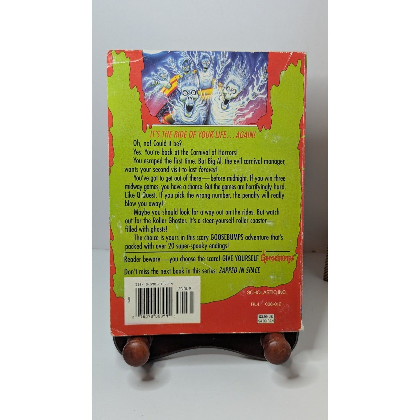 R.L. Stine Give Yourself Goosebumps 22 Return to the Carnival of Horrors 1st ed.