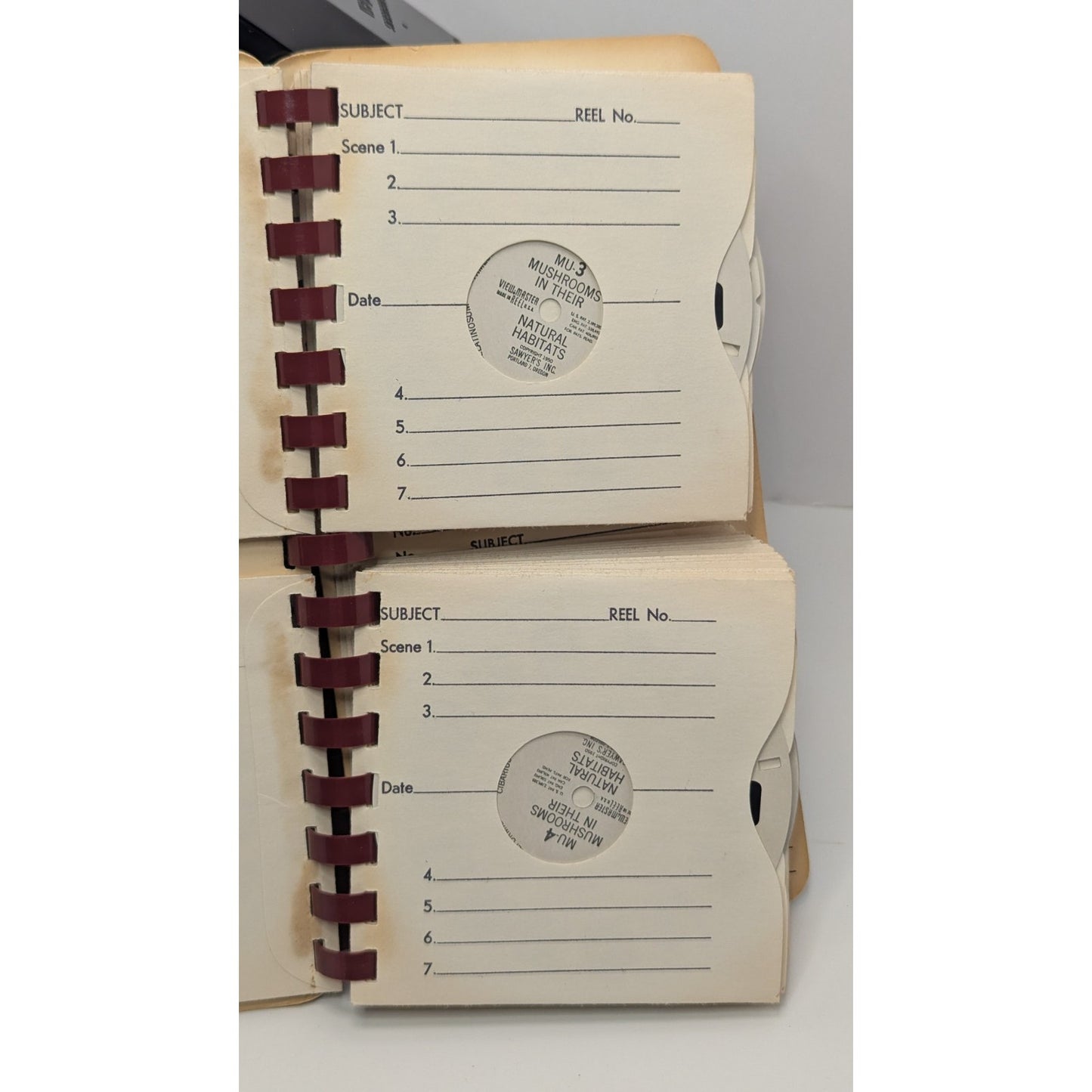 Vintage View-Master w/ Set of 33 Reels Mushrooms In Their Natural Habitats