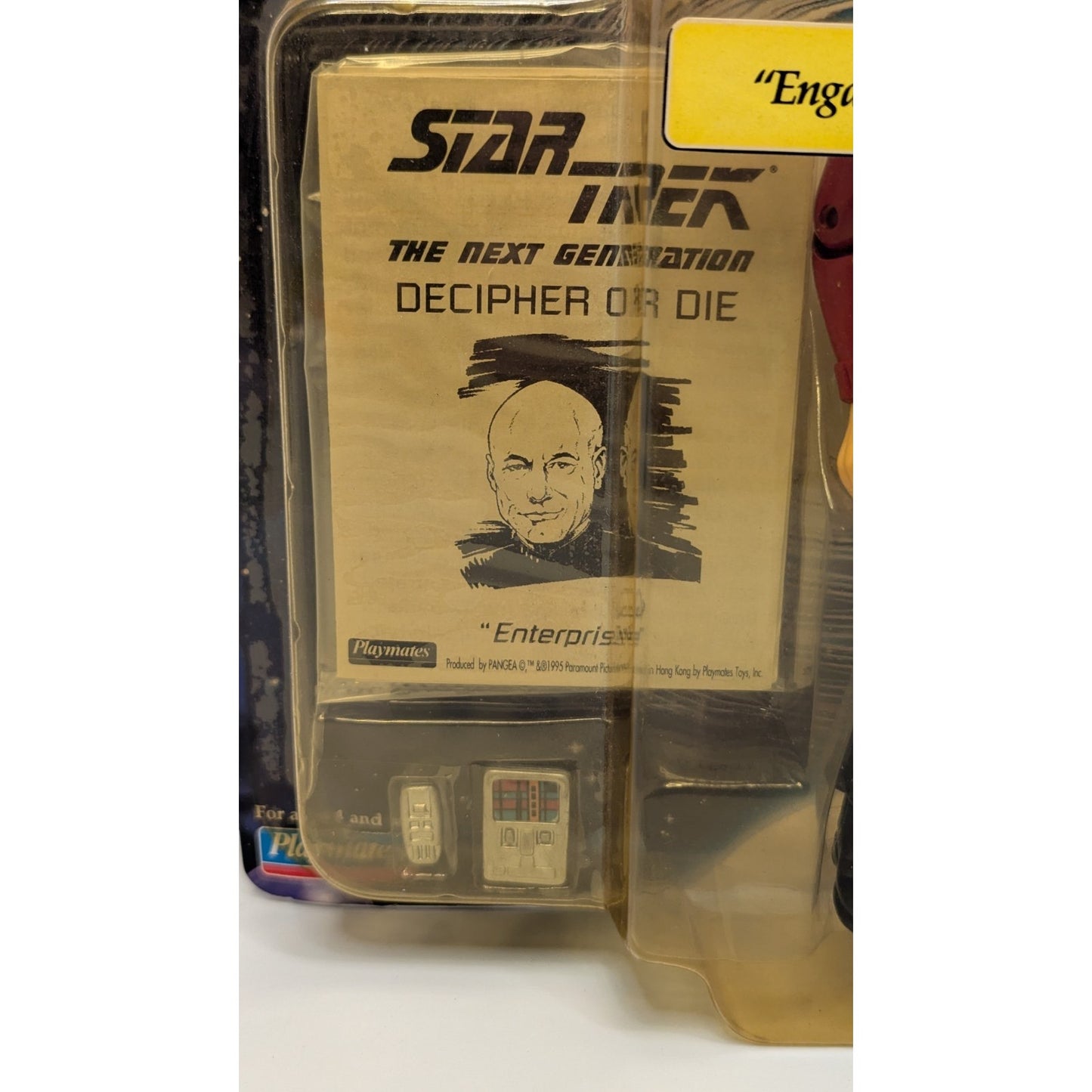 Vintage Star Trek The Next Generation CAPTAIN PICARD Space Talk Series Figure 95