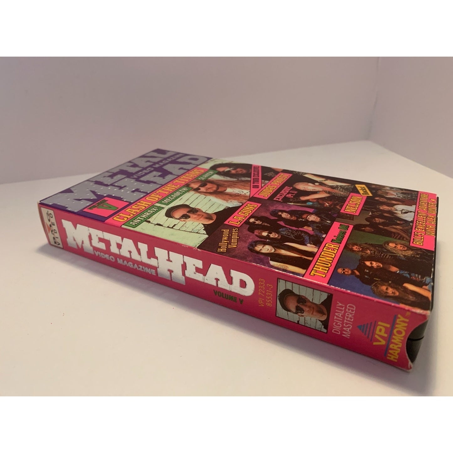 Metalhead 5 VHS Video Magazine LA Guns Nelson Judas Priest Megadeth Trixter 1991