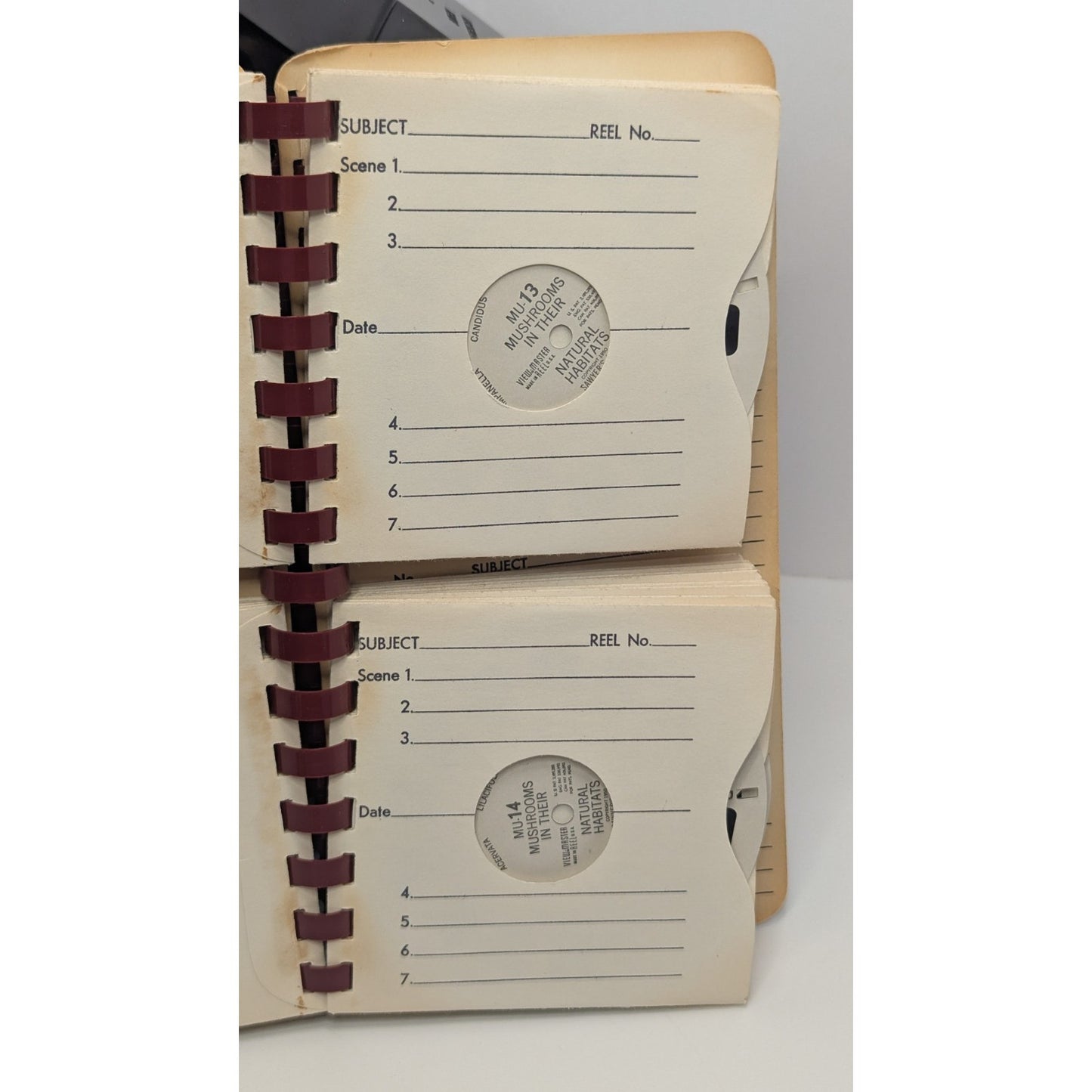 Vintage View-Master w/ Set of 33 Reels Mushrooms In Their Natural Habitats