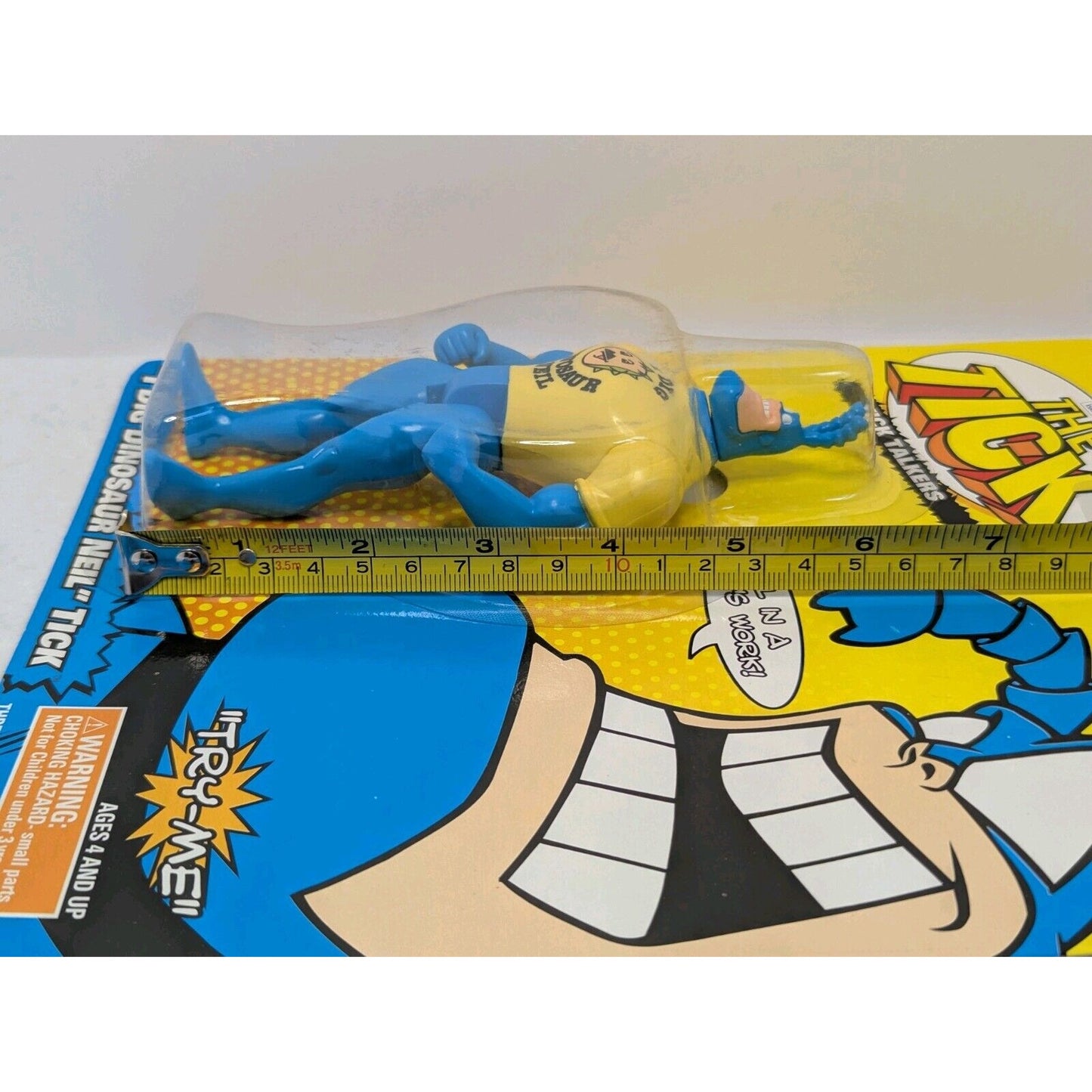 Vintage Bandai 1995 Talking The Tick I Dig Dinosaur Neil Sealed Action Figure