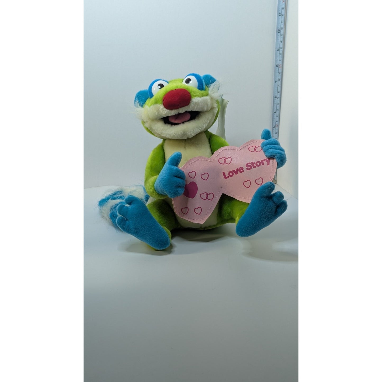 Vintage Bear & The Big Blue House Jim Henson Treelo Love Story 8" Plush