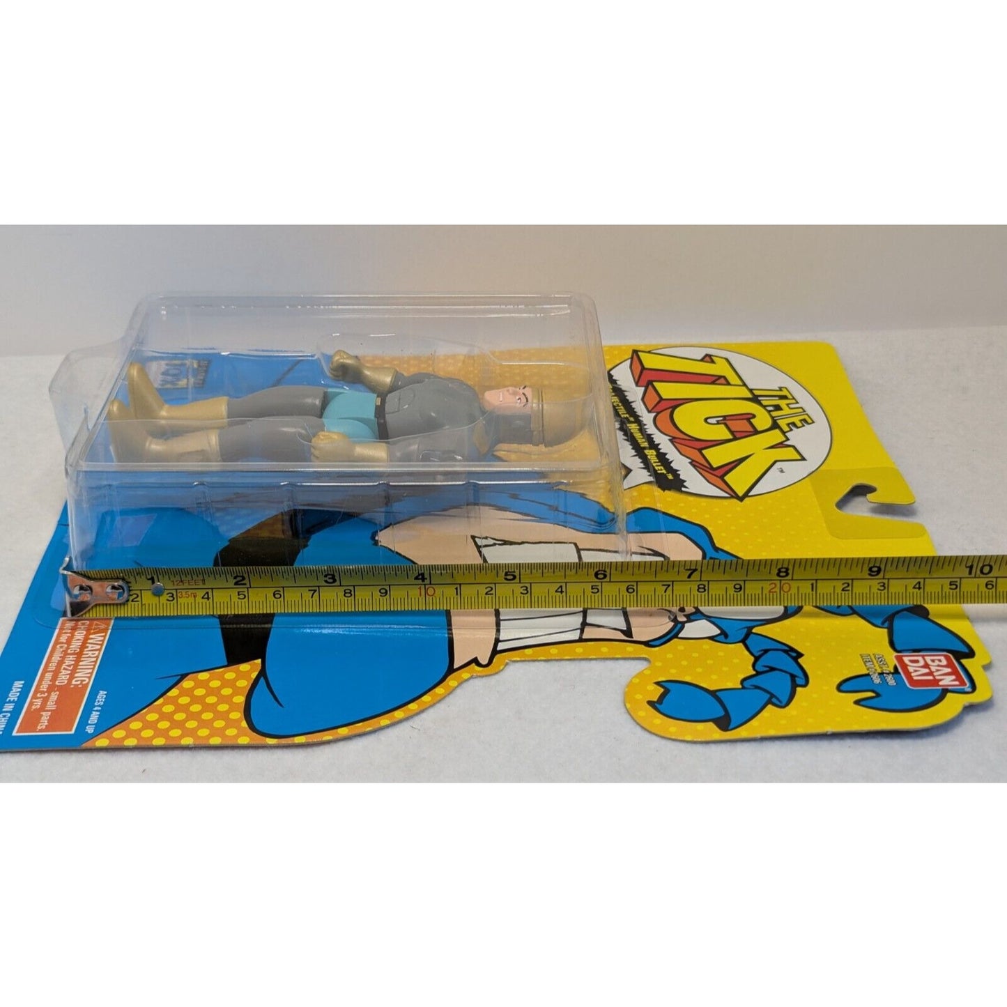 Vintage 1995 Bandai Fox Kids The Tick Action Figure NEW Projectile Human Bullet