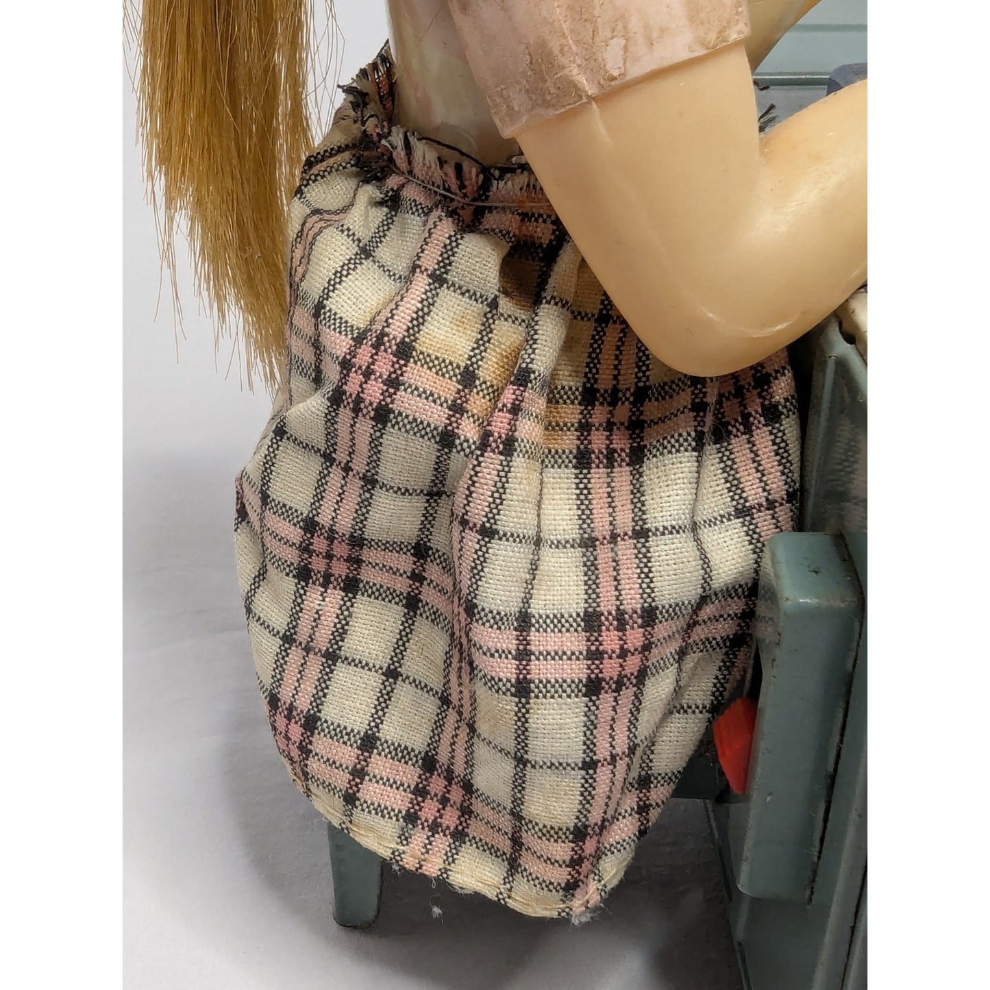 Vintage Linemar Tin Toy Miss Friday The Typist Battery Powered Retro Japan