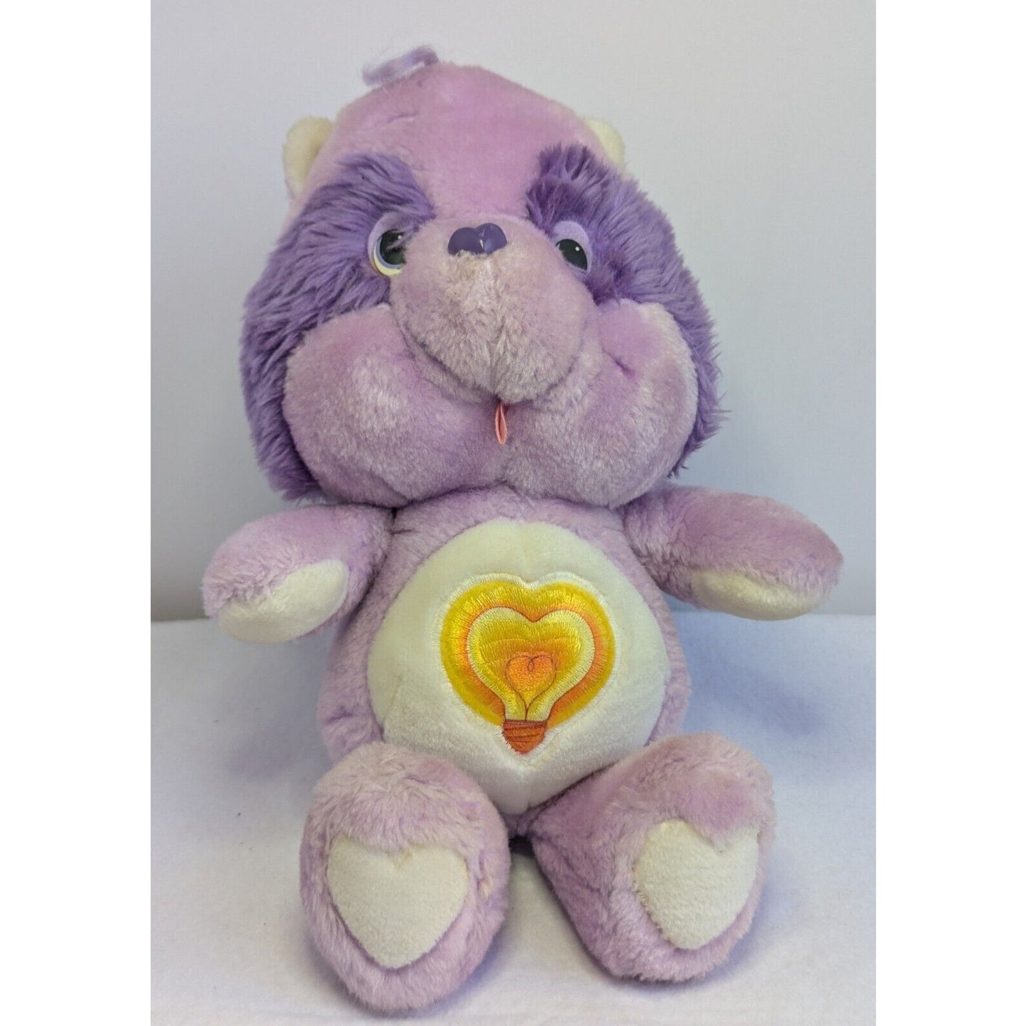 Vintage 1984 Kenner Bright Heart Raccoon Care Bear Cousins 13" Plush