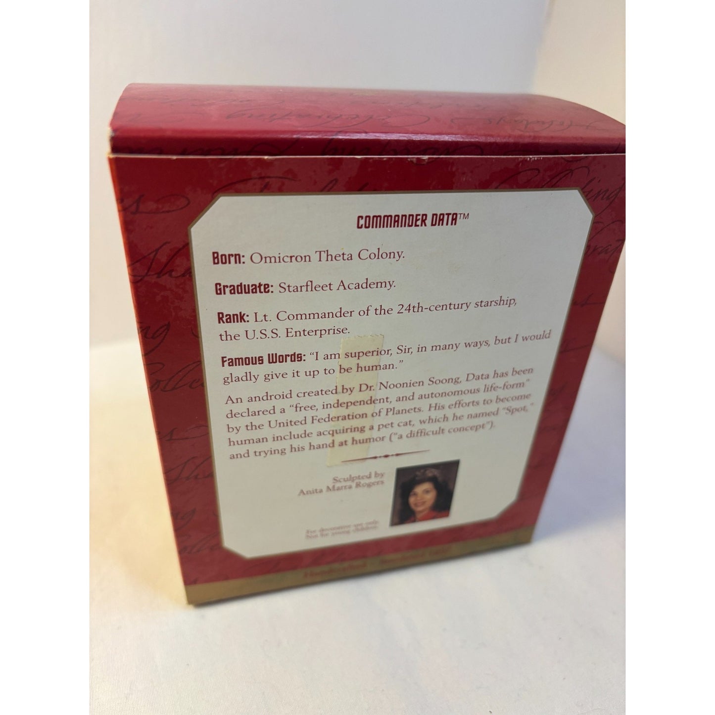 1997 HALLMARK KEEPSAKE Ornament STAR TREK THE NEXT GENERATION COMMANDER DATA