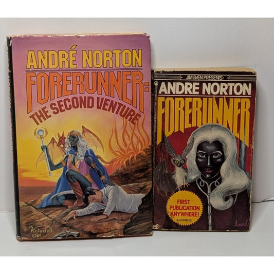 Andre Norton Forerunner, Forerunner: The Second Venture Lot Of 2 Hard/Paperback