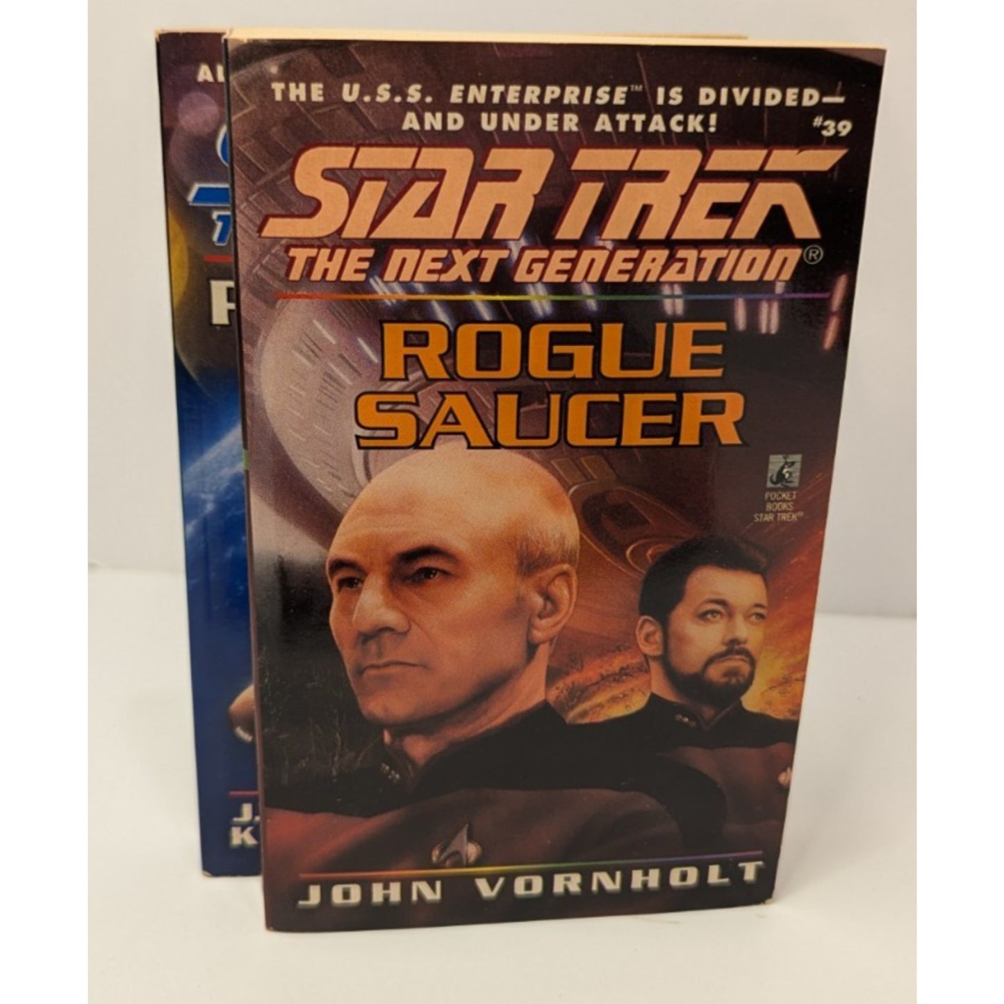 4 Vintage Star Trek The Next Generation Paperback Books 36, 37, 39 & 40