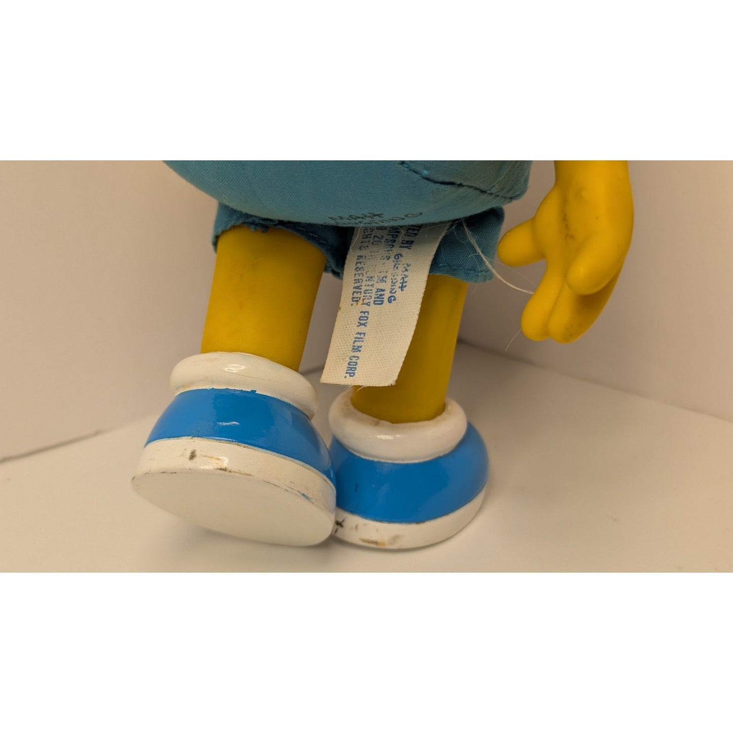 Vintage 90'S Bart Simpson Cooties Man Vinyl & Plush Figure 1990 No Shirt