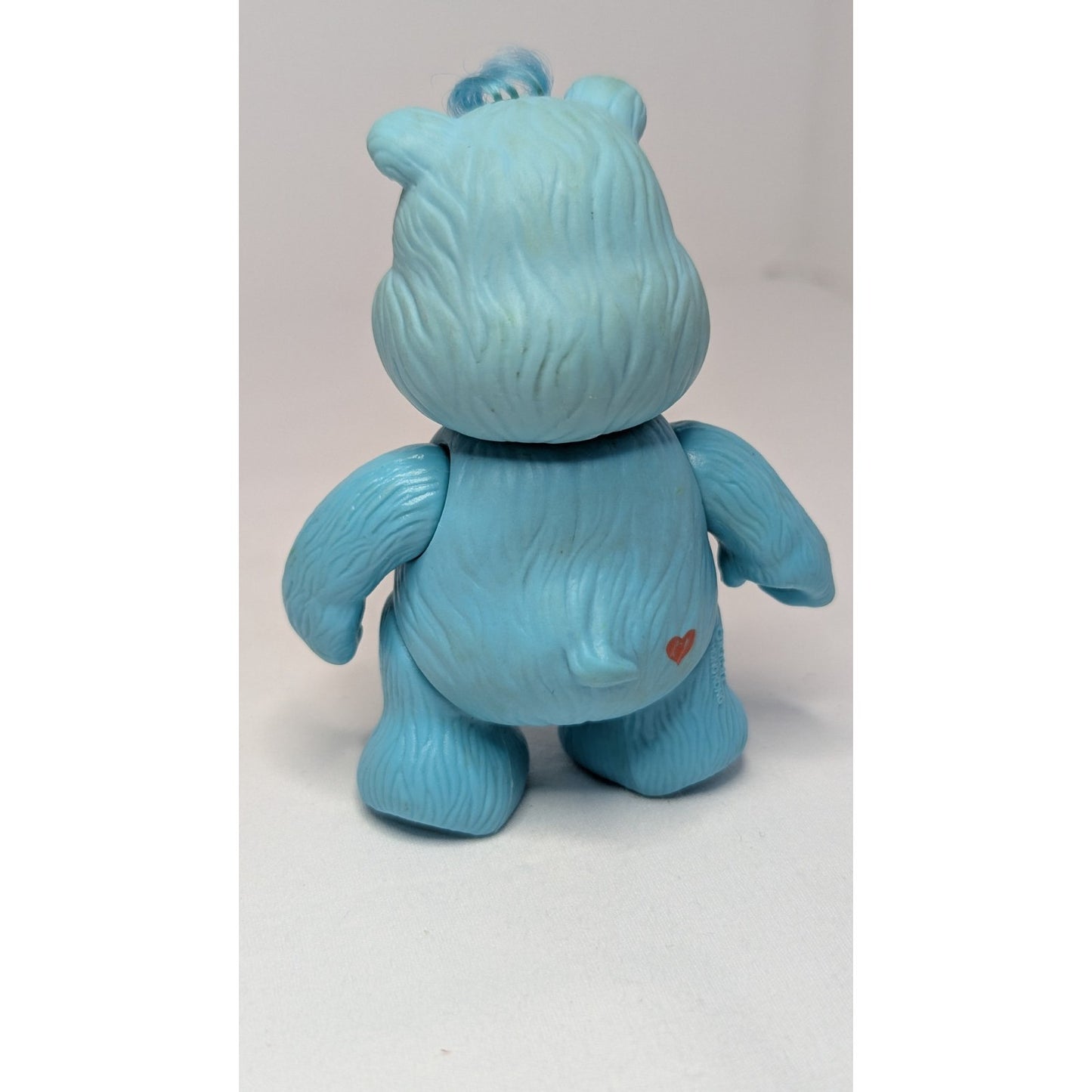 Vintage 1983 CARE BEARS Bedtime Bear 3” Poseable Figure American Greeting Card