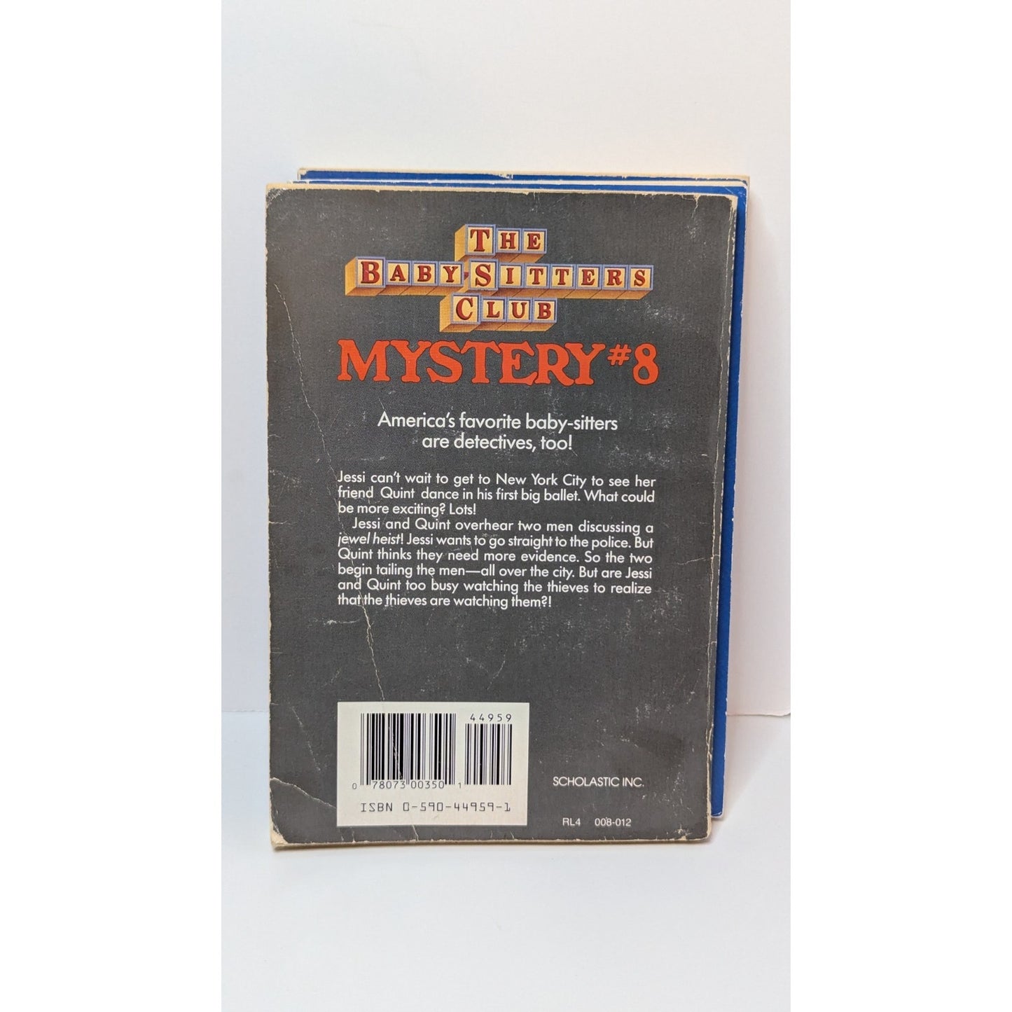 4 Vintage Baby Sitters Club Mysteries Paperback Books #1, 4, 5 &8