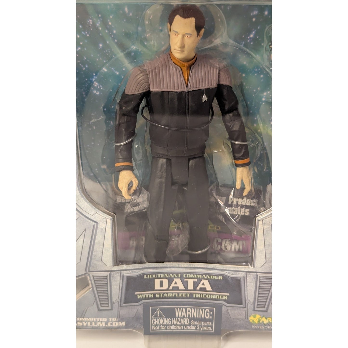 Star Trek Nemesis Lt Commander Data Action Figure Art Asylum 2002