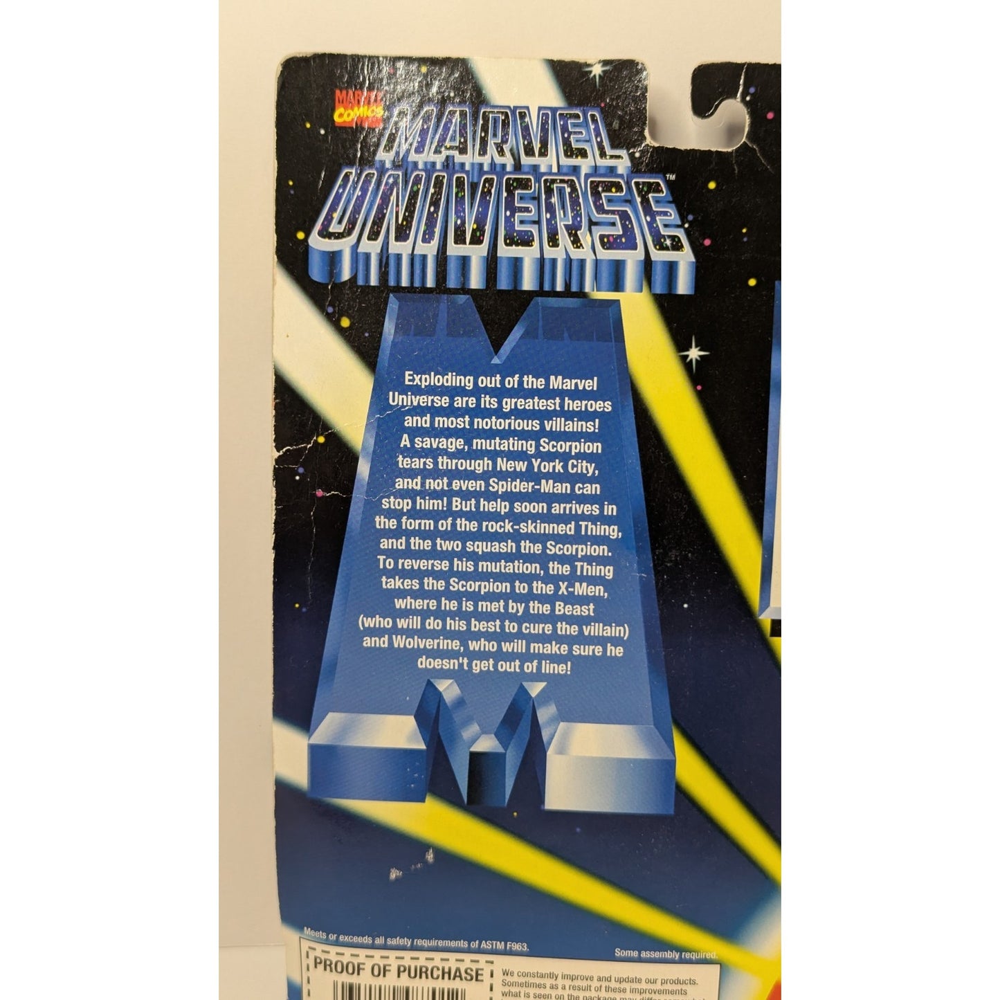 1996 Toy Biz Marvel Universe Spider-Man w/ Wall Climbing Action 5" Figure