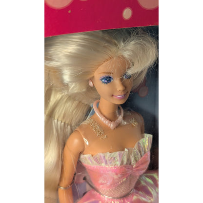 1995 Mattel Barbie Foam N Color Barbie Doll with Pink Foam #14457 New In Box