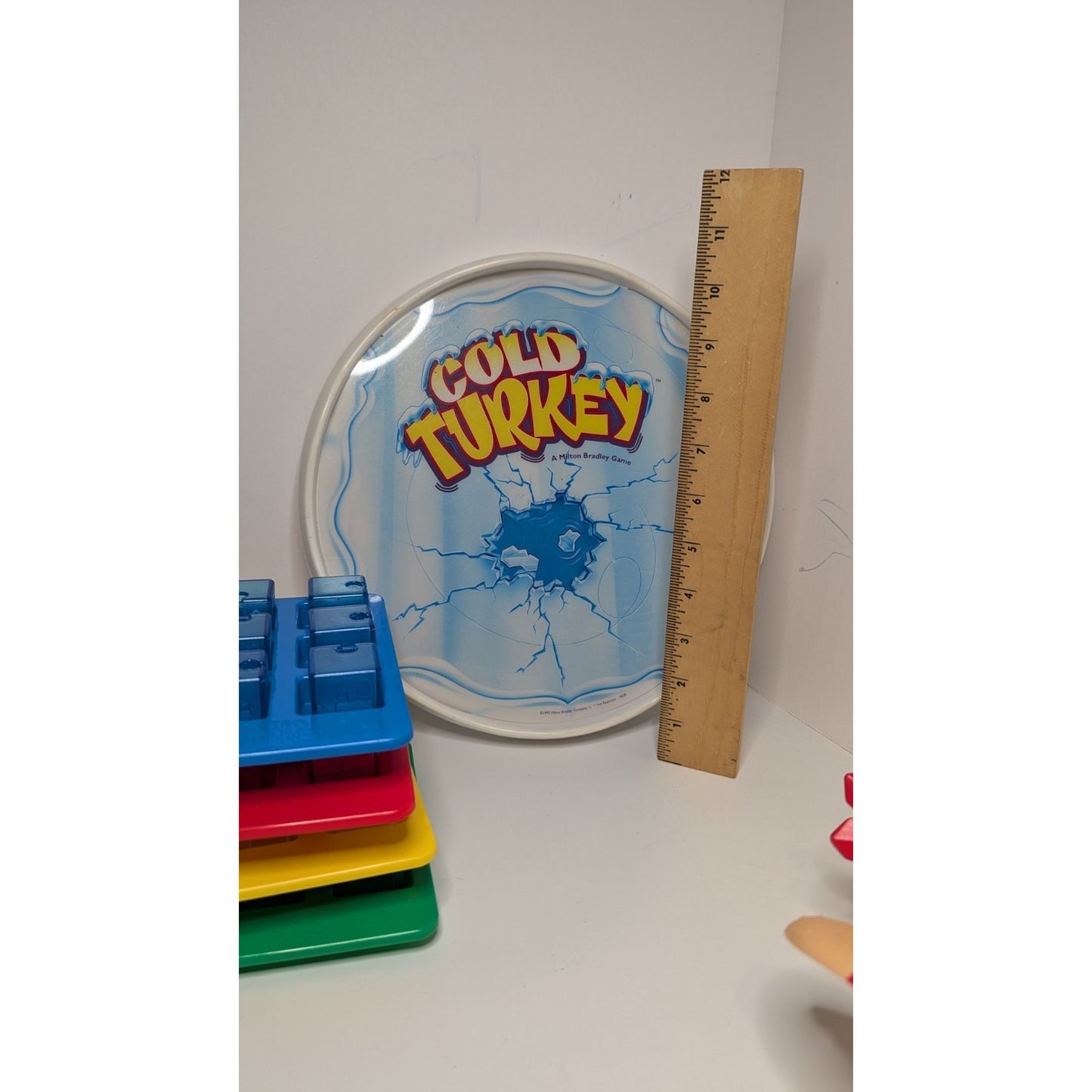 Vintage 1995 Cold Turkey Game Milton Bradley Complete & Works Used In Box