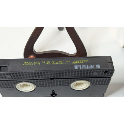 Trollies Radio Show Sing-A-Long VHS Tape Trolls 1992 Live Action Puppet