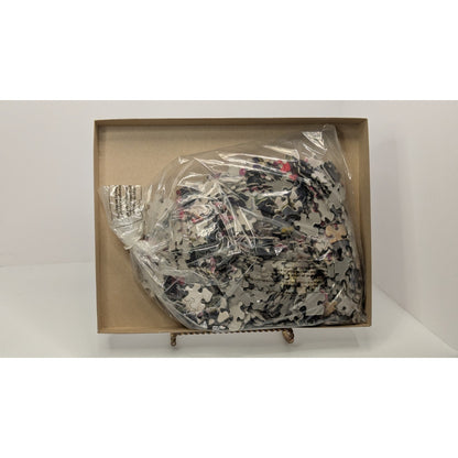 550 PC Bits & Pieces 2000 Summer Window White Cat Kitten Flower Puzzle New Bagged