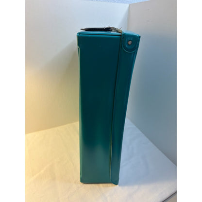 Vintage TURQUOISE Teal 1961 Ken And Ponytail Barbie Doll Carrying Case