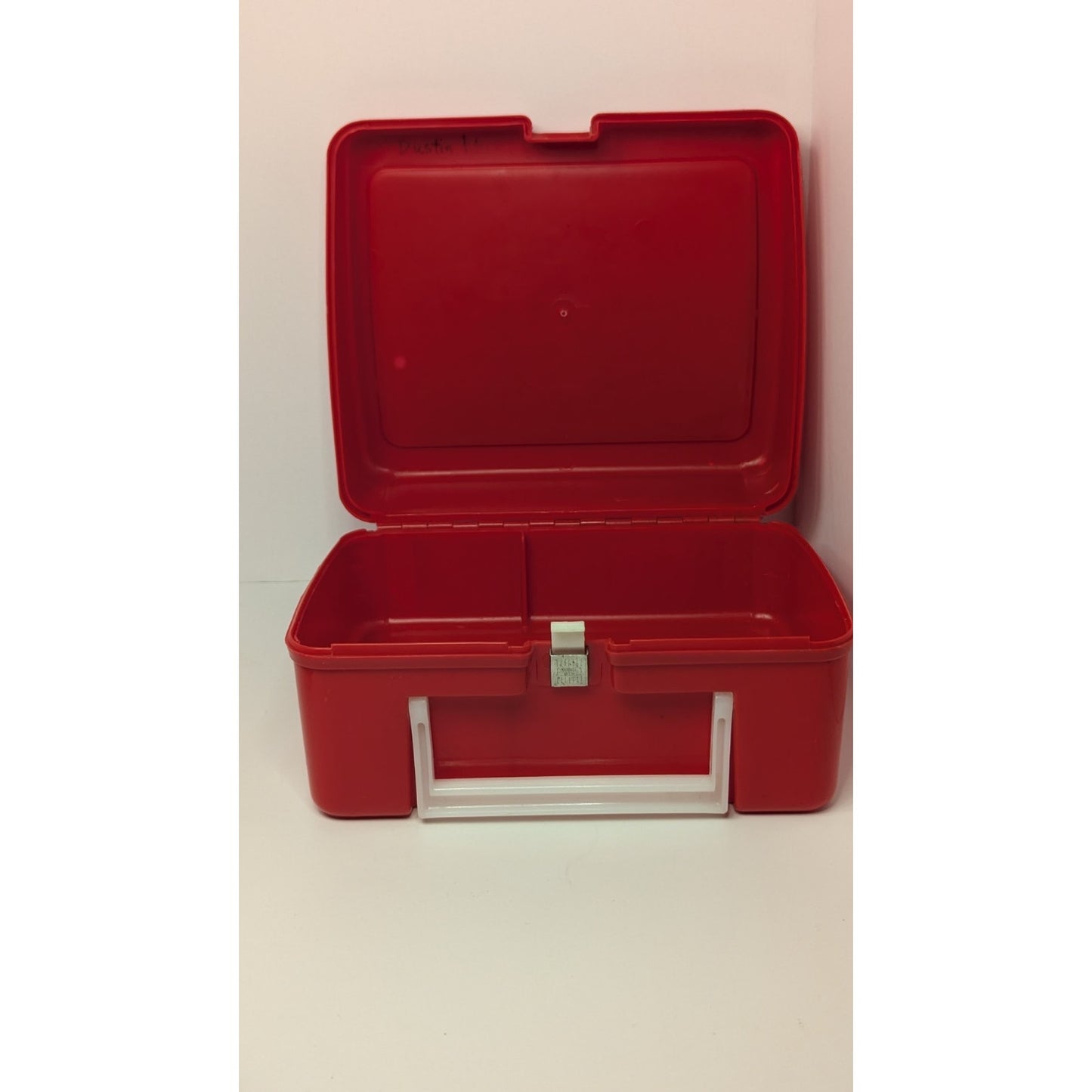 Vintage 1989 Thermos Star Trek The Next Generation Red Plastic Lunch Box