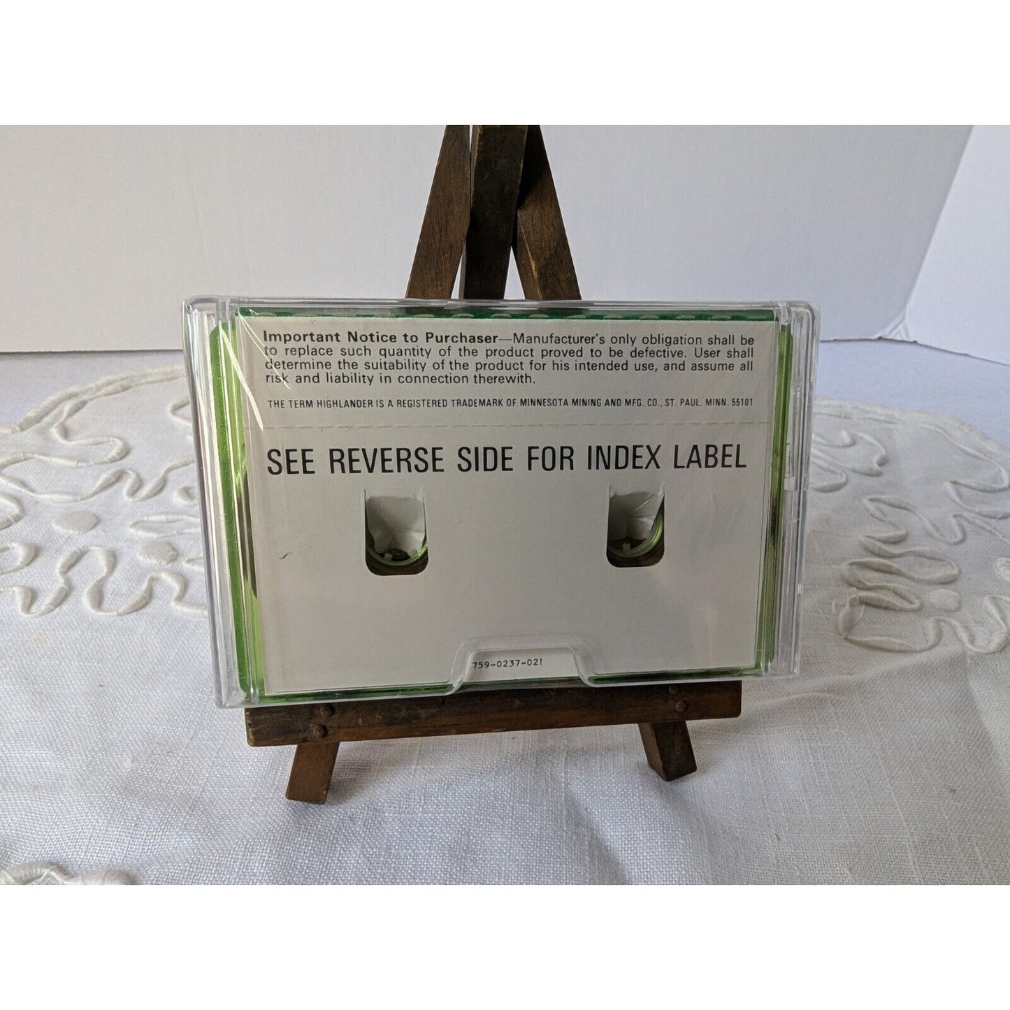 NEW Sealed Vintage 3M HIGHLANDER C-60 Audio Cassette Tape Green