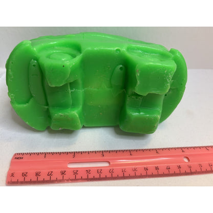 Vintage Northern Lights Candle Blacklight VeeDub 70s Van Green 3 Wick USA Made