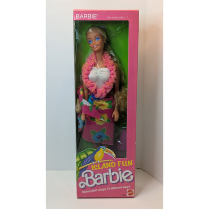 Sealed Vintage 1987 Island Fun Barbie Doll 4061 A Mattel READ